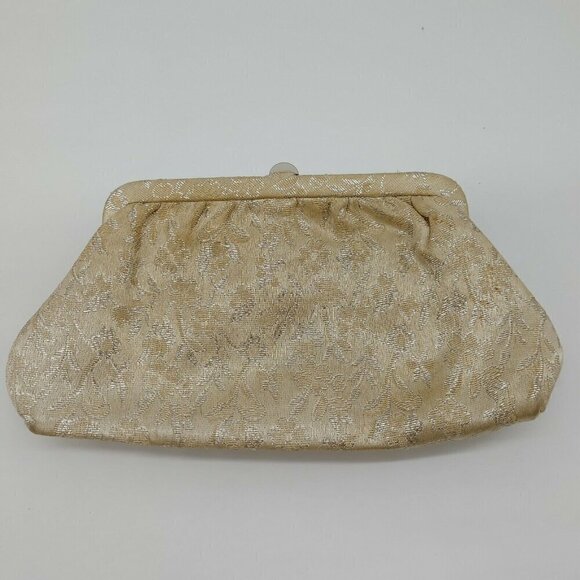 Set Of 2 Aldana Womens Golden Black Floral And Braided Buckle Clutch Wallet - Picture 5 of 12